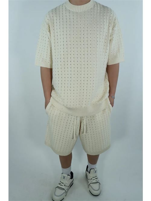 BERMUD+T SHIRT PRIMID | W85898/IVORY WHITE